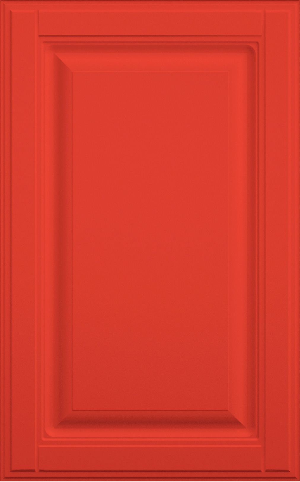 Фасады для кухни Кантри Фрезеровка «Прямоугольник Фолк» 502 Берлинский красный SIDAK SIST2579-4723