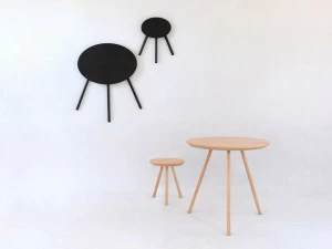 smarin Складной деревянный табурет 2d