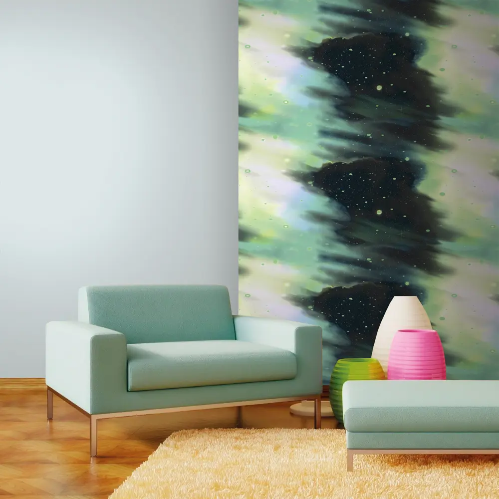 Обои флизелиновые Erismann Inspace голубые 1.06 м ЭР60407-03 STLM-2094396 - Вид №3