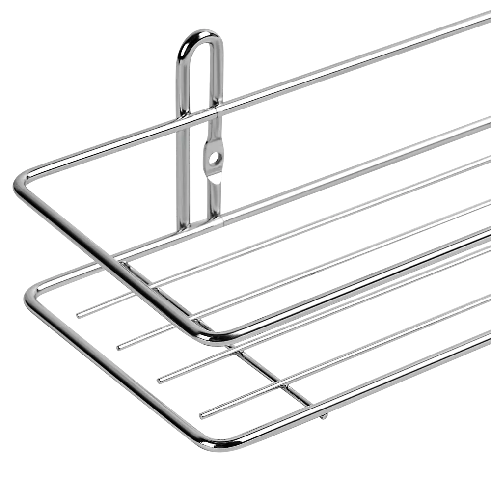Полка для ванной Swensa Флэт 40x7 см металл цвет хром STLM-2194646 - Вид №4