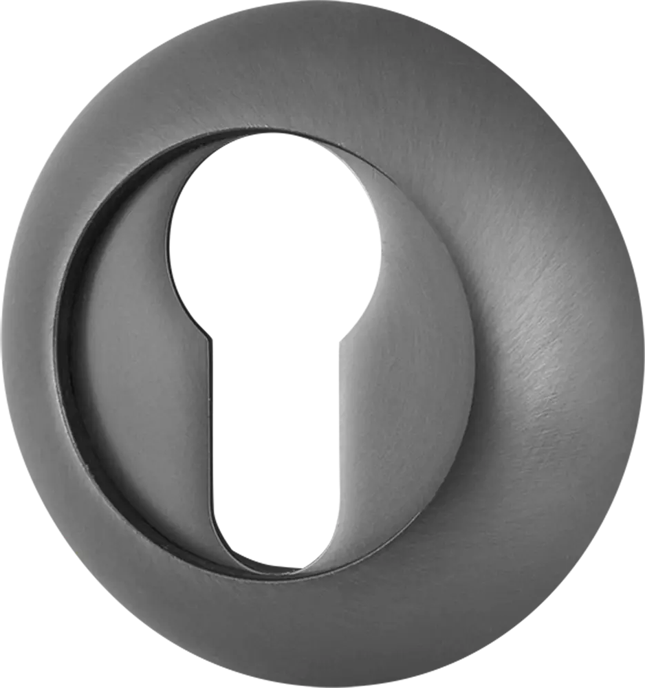 Накладка декоративная PUNTO для цилиндровых замков 53.5x53.5 мм графит 85282368