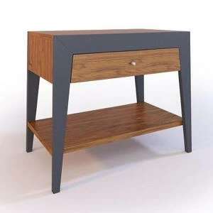 Тумба прикроватная Still, серая, большая