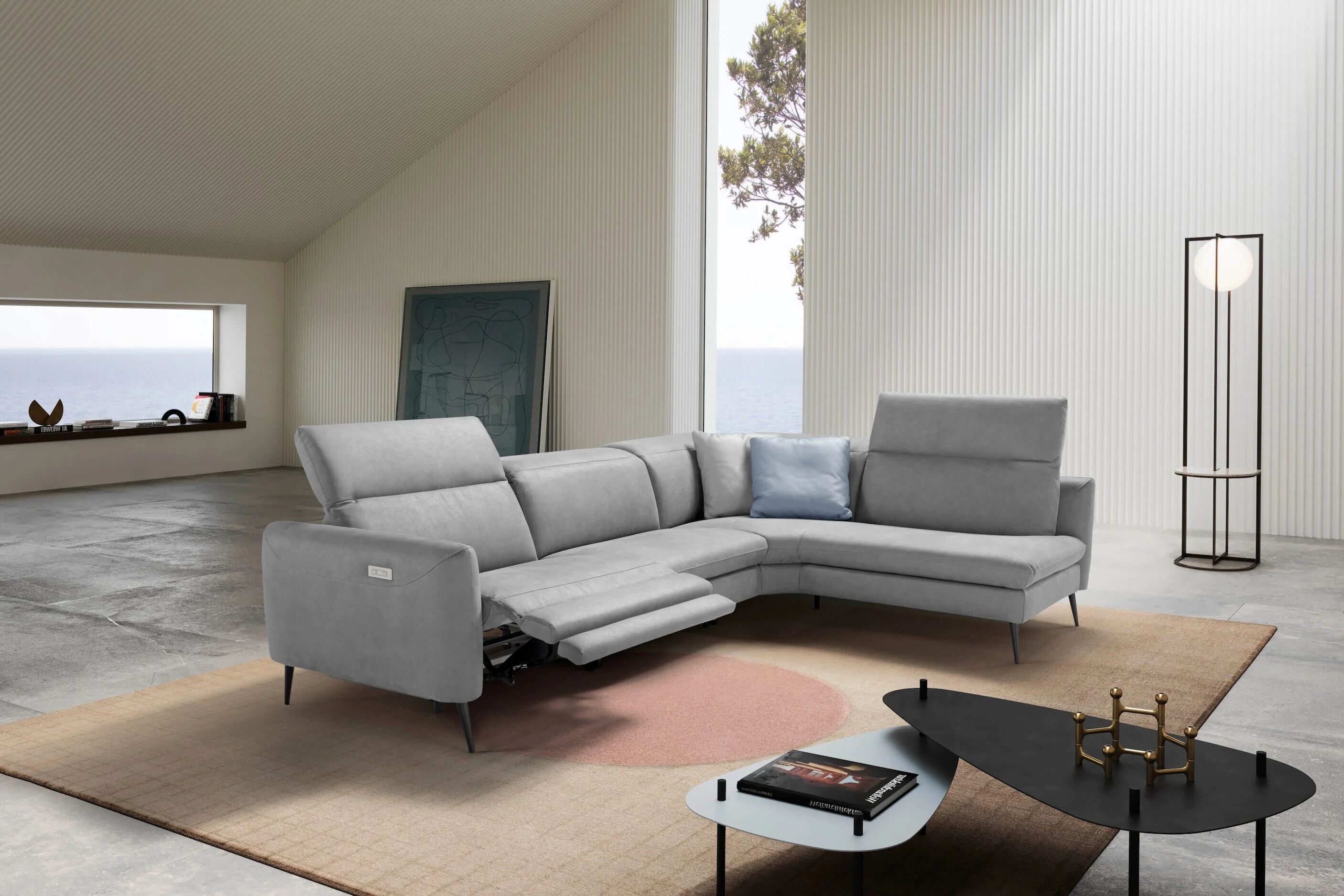 Кожаный угловой диван Sofanella Мессина ARCH-00138543 - Вид №10