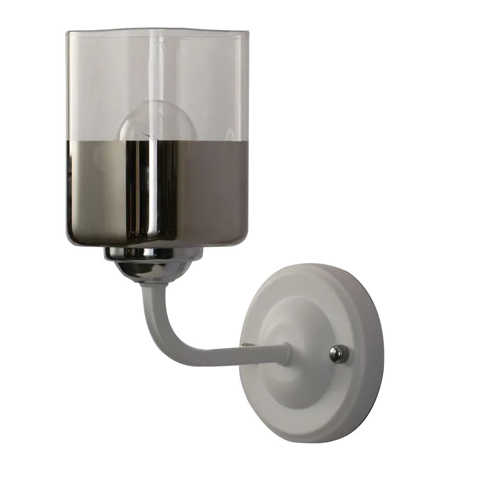 Светильник настенный Jlight Jada 3178/1W E27 60 В цвет белый/бронзовый 83279085 STLM-2193392 