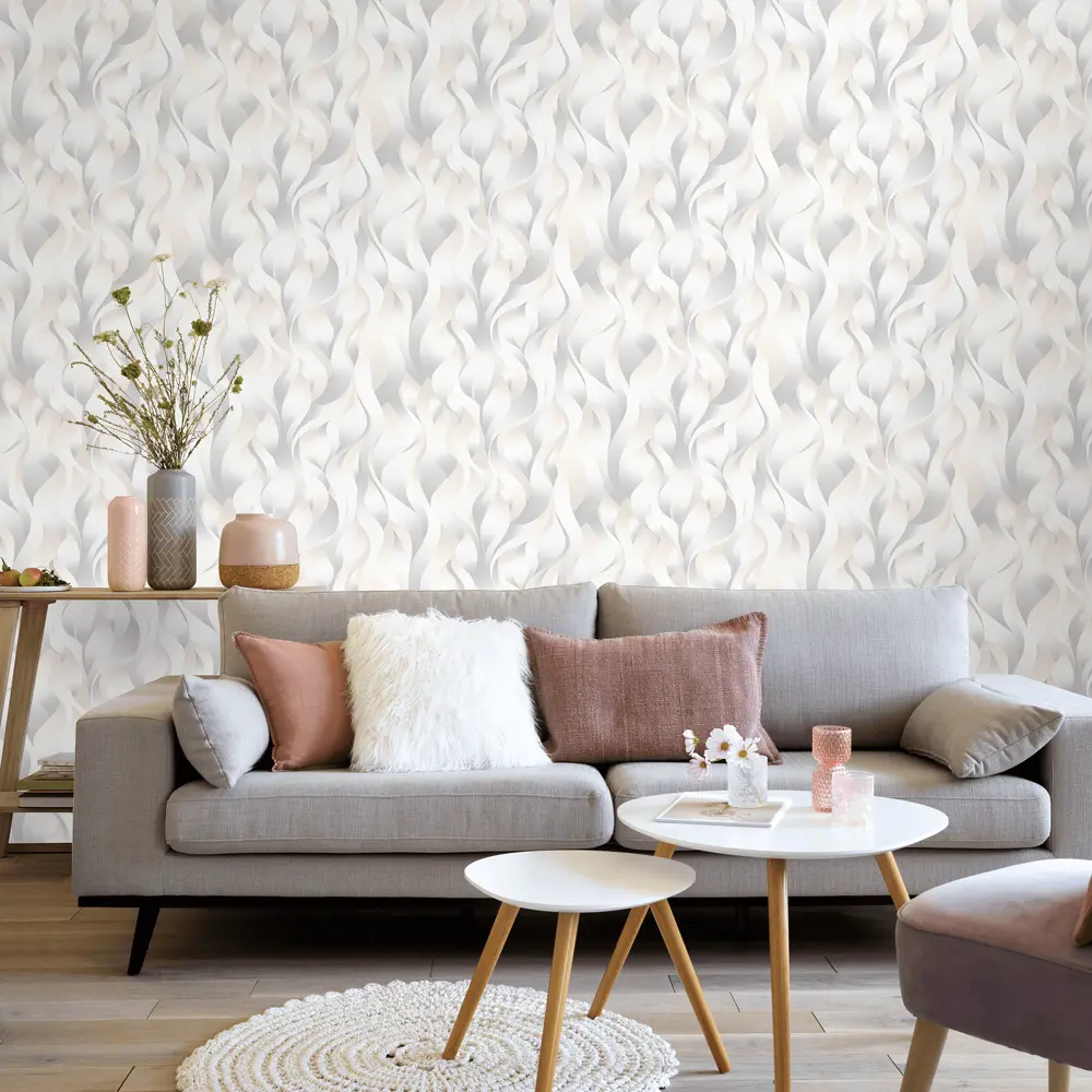 Обои флизелиновые Elle 2 1.06х10 м серые ЭР12116-14 Erismann STLM-2054358 - Вид №2