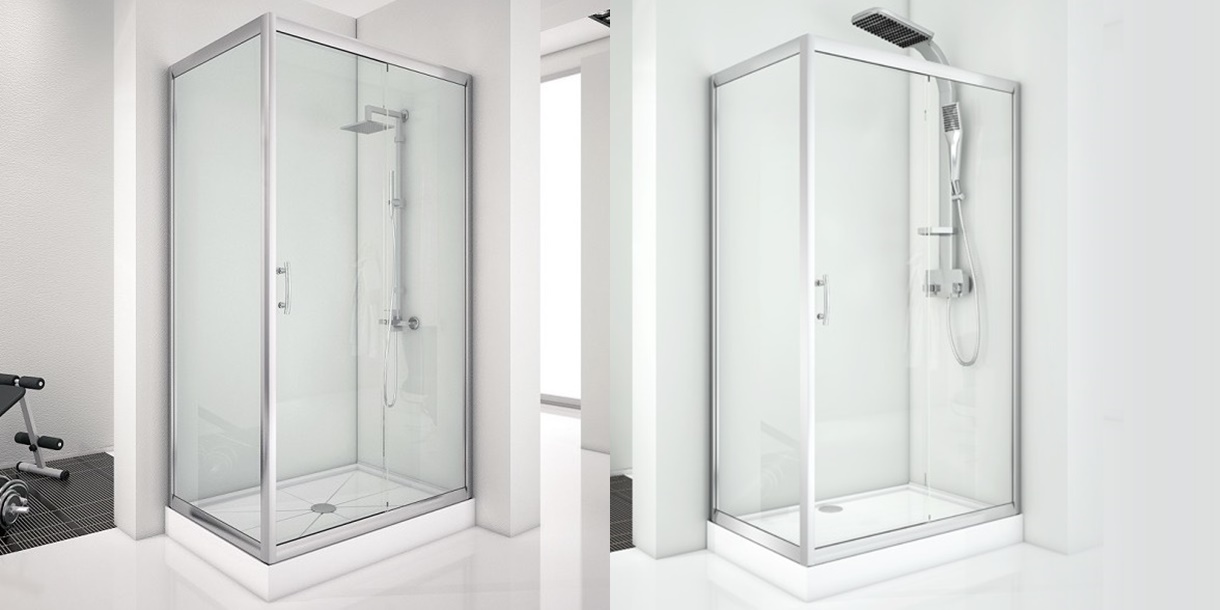 Душевой уголок Aquanet Alfa 150x80-12, прозрачное стекло 168419 - Вид №3