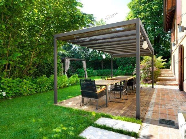 CAGIS Металлическая беседка с раздвижной крышкой sun-id-1418691