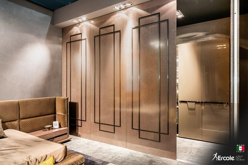 Ercole Бронированная поворотная дверь из массива дерева заподлицо со стеной sun-id-1481421 - Вид №3