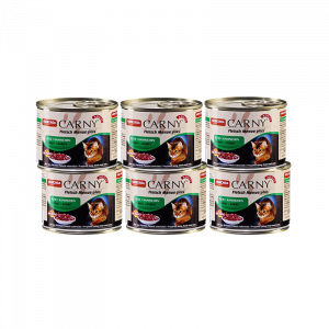 ПР0004577*6 Корм для кошек Carny Adult индейка, кролик конс. 200г (упаковка - 6 шт) Animonda