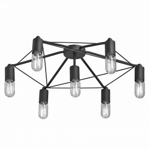 Потолочная люстра Vitaluce V4448-1/7PL VITALUCE ДИЗАЙНЕРСКИЕ 194247 Черный