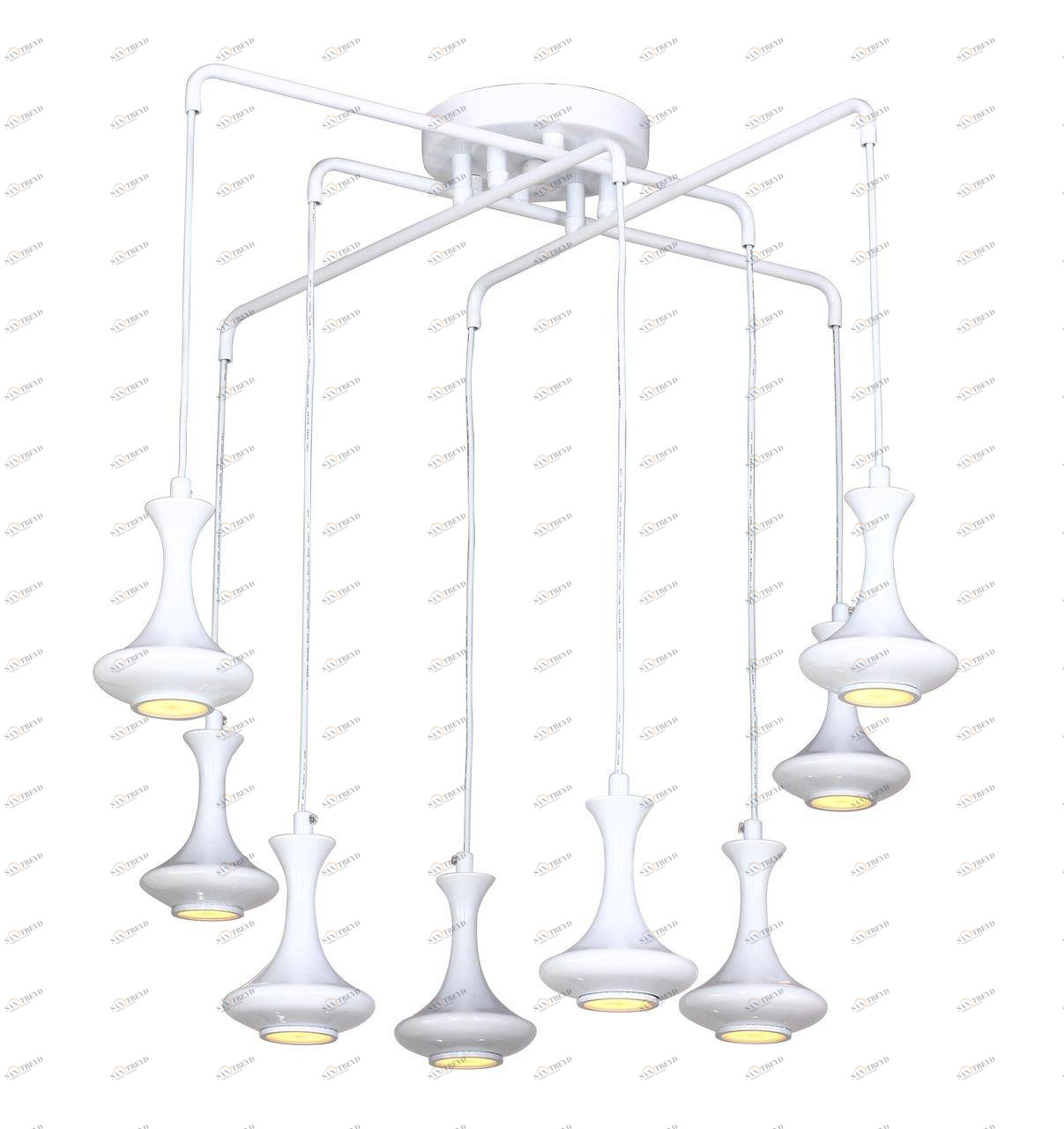 Люстра дизайнерская Harry белый дуб 1722-8P SUPERNW ДИЗАЙНЕРСКИЕ, KOSMOS 057142 Белый 