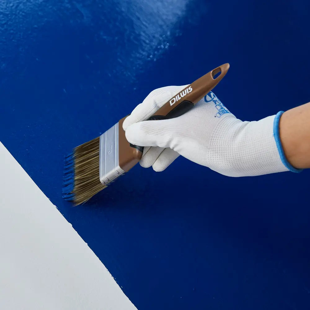 Кисть плоская для лаков и антисептиков 50 мм DILWIS синтетическая щетина STLM-2114597 - Вид №4