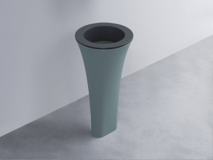 AMLA45-BA+AMPILT-MU+AMCOLT-PL Раковина Amedeo Tondo отдельностоящая cielo Enjoy + Amedeo