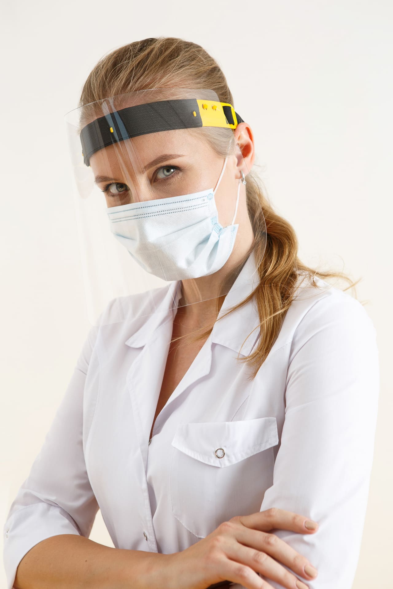 64163 Костюм "Муза" белый  Медицинская одежда  размер 44 Спецодежда  - Вид №8