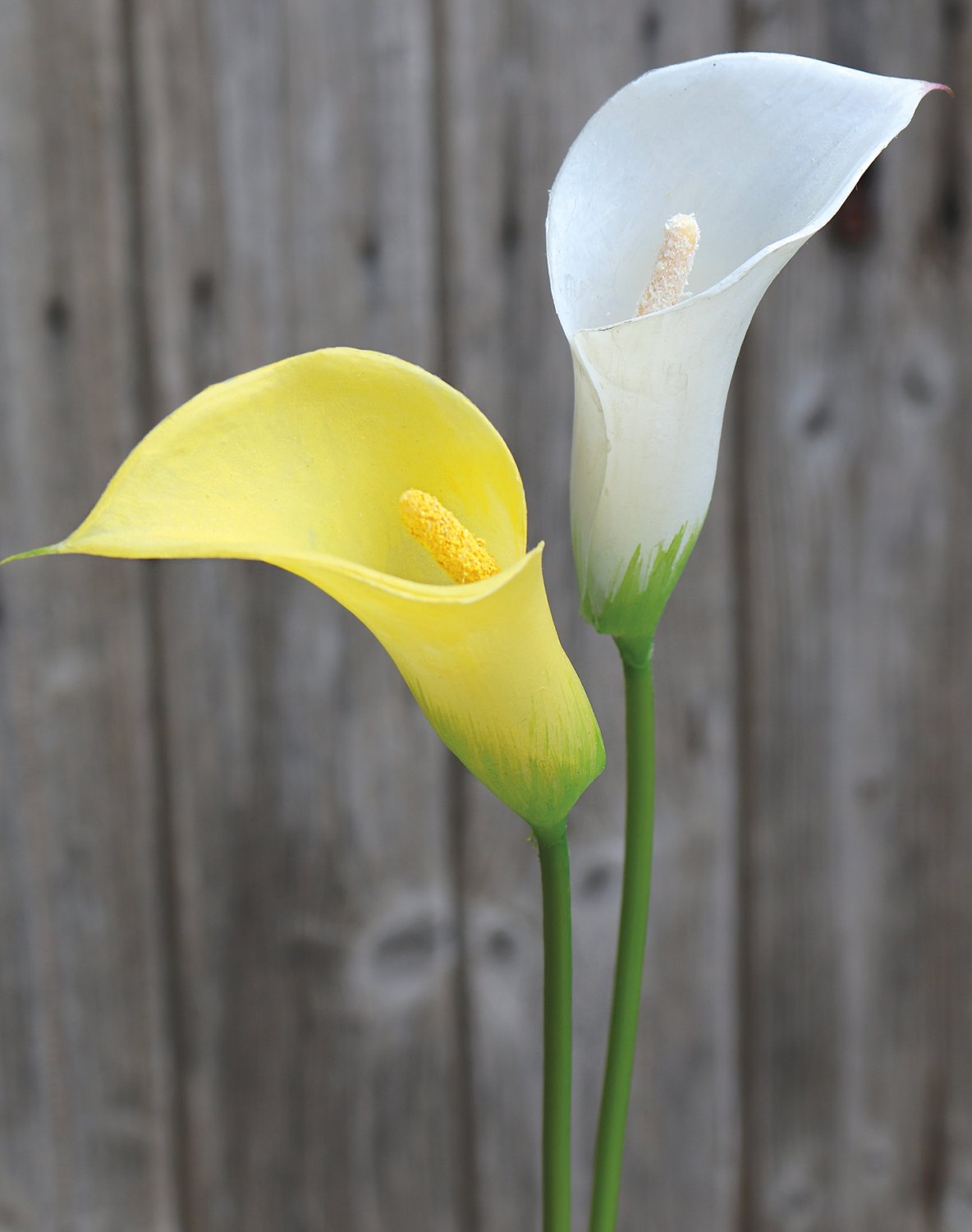 3975 330 a1 Искусственный цветок калла лилия, синтетический материал, 65 см, желтый H-andreas 