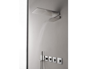 Набор для душа с 5 отверстиями из нержавеющей стали с ручным душем