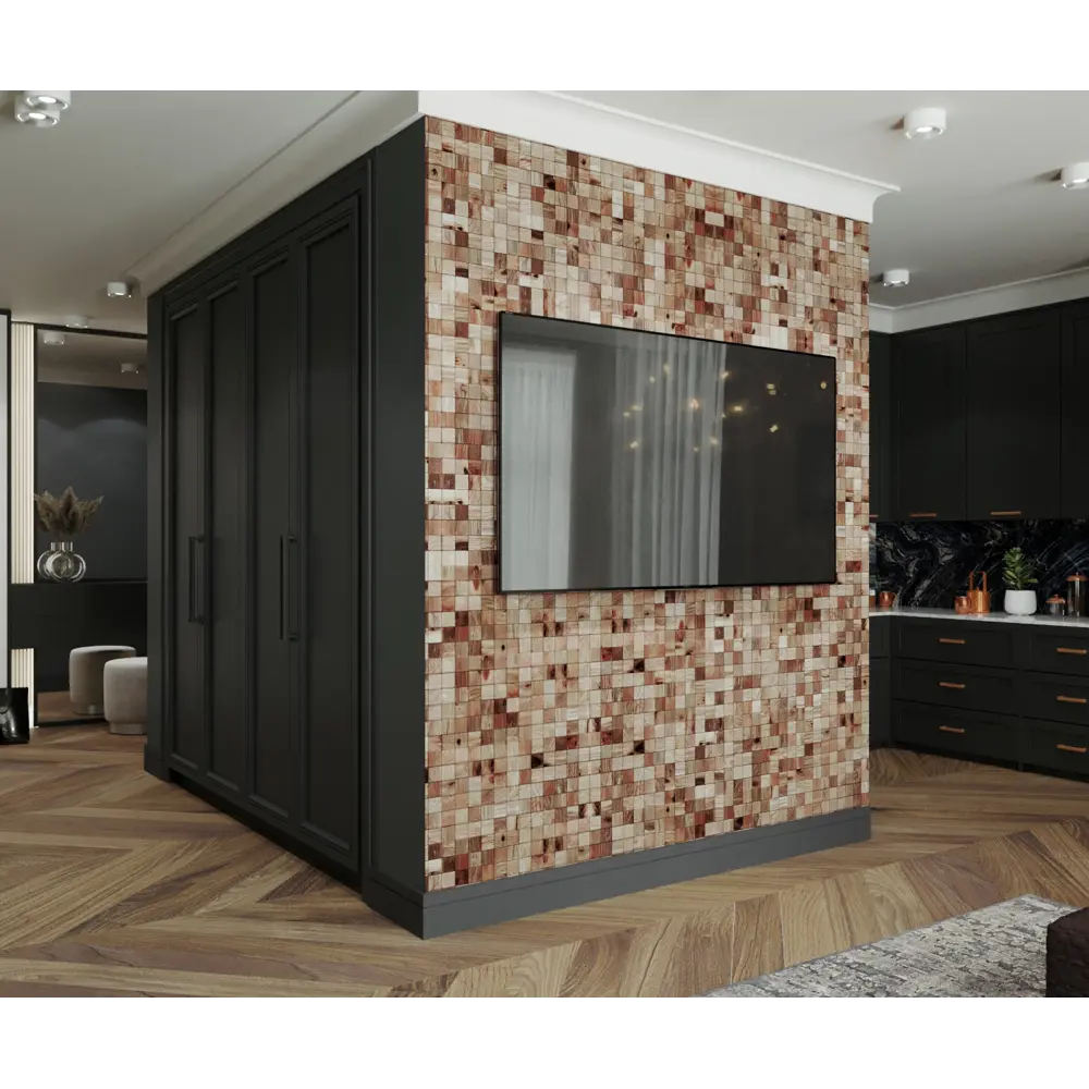 Деревянная мозаика КВАРТ 50x50 мм 300x300 мм Santreyd STLM-2034774
