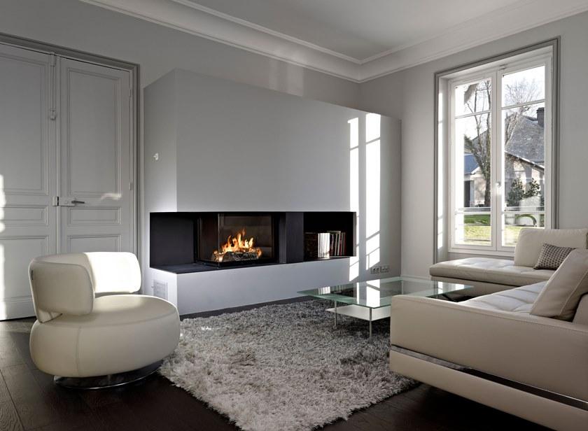 RÜEGG Угловой стальной дровяной камин с панорамным остеклением Classic line sun-id-1401982 - Вид №19