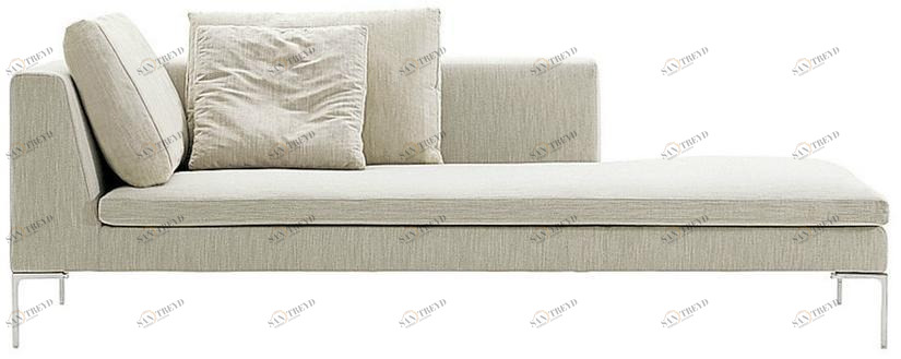 B&B Italia Мягкая кушетка из ткани Charles sun-id-1423353