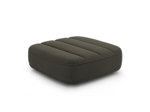 Квадратный пуф из ткани