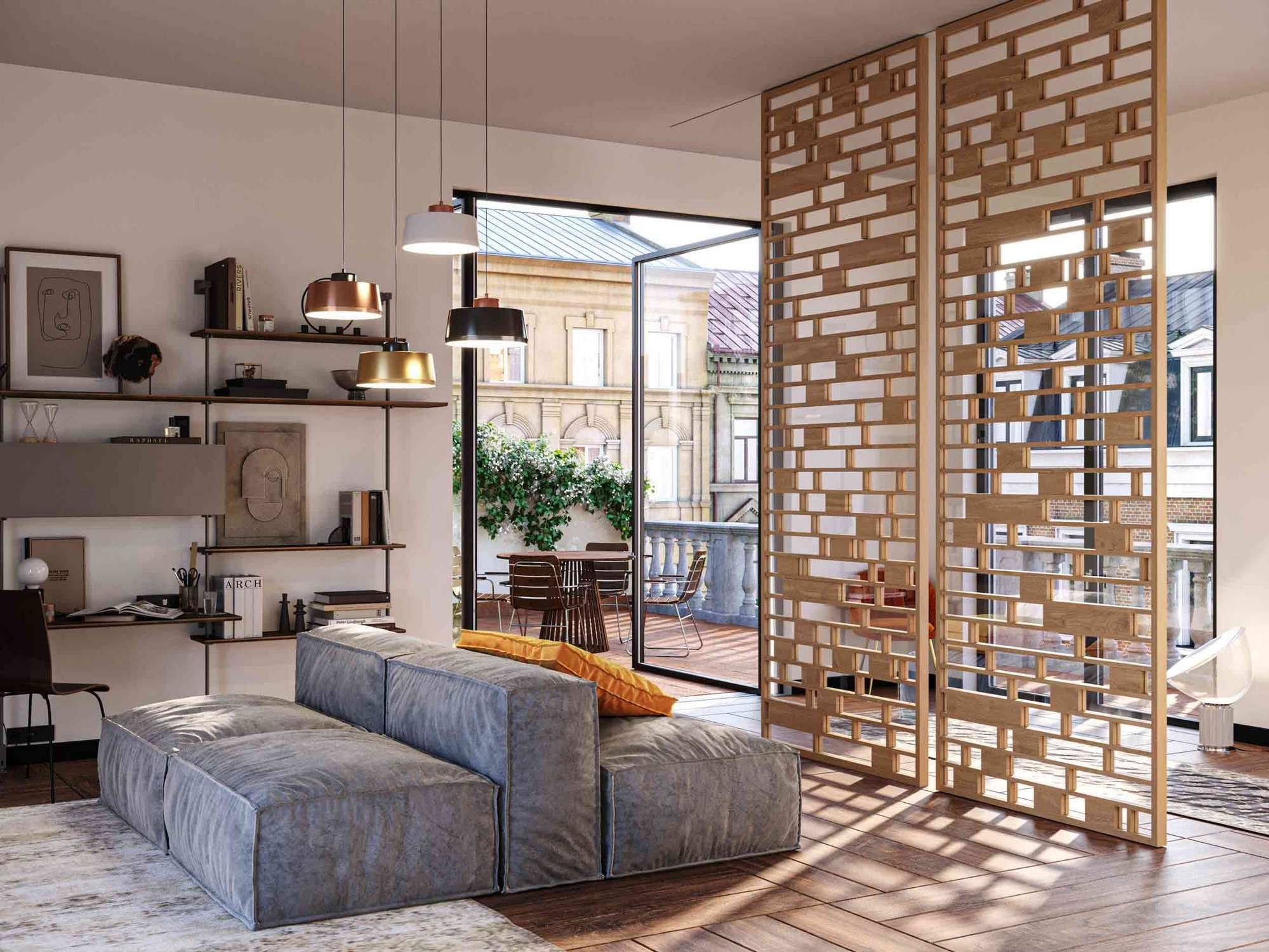 Деревянная перегородка Carminati Skyline System ARCH-00147084 - Вид №4