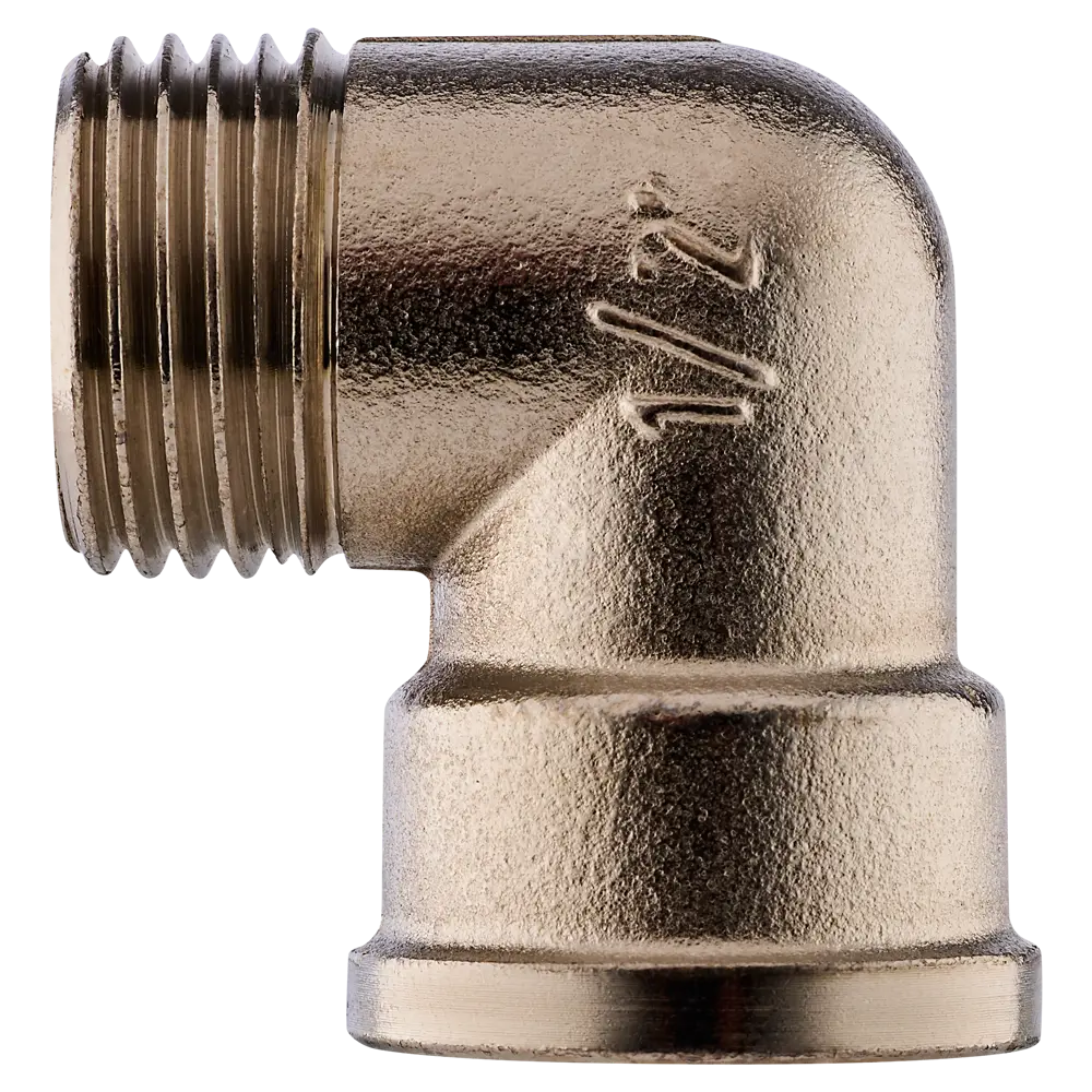 Угол переходной 90° MONLID 1/2" ВР-НР мм никелированная латунь STLM-2018943 - Вид №2