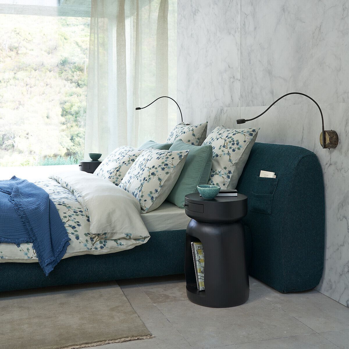 Металлическая и мраморная светодиодная лампа для чтения AMPM Gino ARCH-00010477 - Вид №3