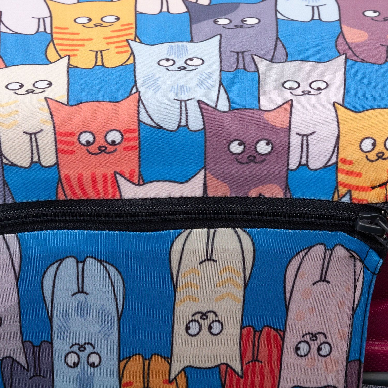 SP180 Шкодастрофа-M/L Чехол для чемодана средний Шкодастрофа M/L Routemark SP180  - Вид №3