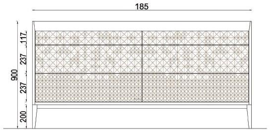 Barba design Комод из ореха Trame 70.b3 - Вид №2