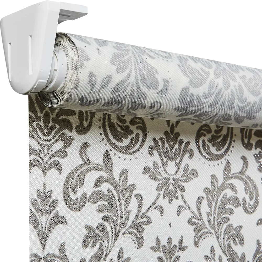 Штора рулонная Legrand Дамаск 100x175 см цвет серый DOMLEGRAND STLM-2142756 - Вид №2