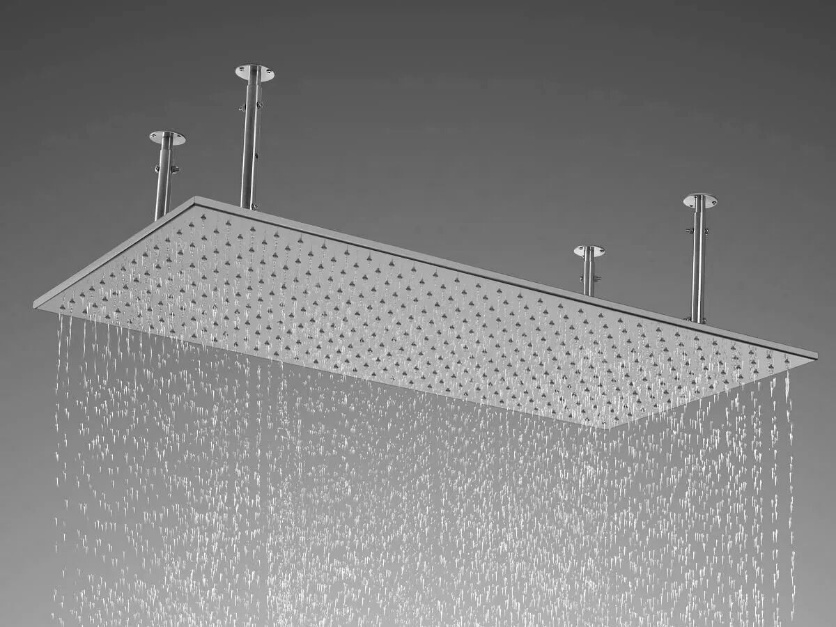 Прямоугольная насадка для душа из нержавеющей стали Fontana Showers FS145193 / FS145194 ARCH-00011240