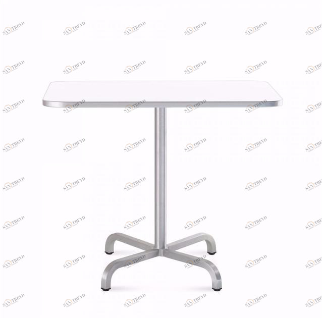 Emeco Квадратный алюминиевый стол 20-06™ sun-id-1365432
