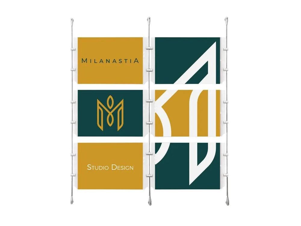 Настраиваемый крытый стальной знак знак STUDIO T Teknoline ARCH-00134646 - Вид №1