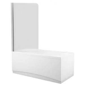 Шторка на ванну Aquanet AQ6 L, стекло матовое