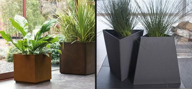 GARDA DESIGN Низкая прямоугольная кашпо для общественных мест из листового металла sun-id-1468029 - Вид №5