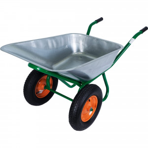 18513429 Тачка садовая двухколесная усиленная 320 кг/100 л