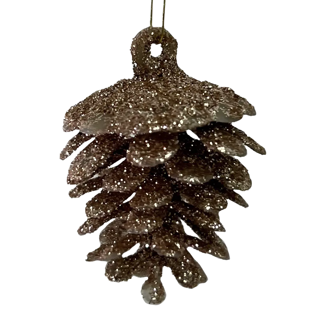 89381687 Украшение елочное Шишки шампань 10 шт. STLM-1367588 Santreyd  - Вид №1