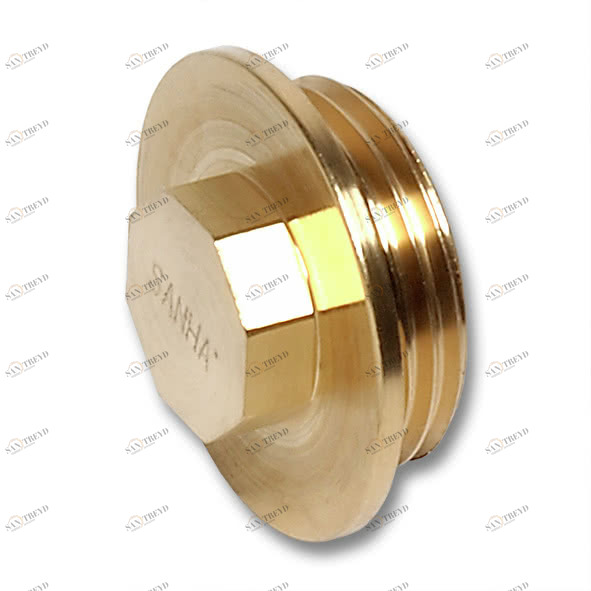 2751114R SANHA 751 соед.для шлангов, латунь, заглушка 11/4 мм 