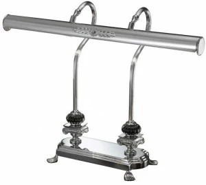 Possoni Illuminazione Настольная лампа Chrome с черным кристаллом Kenzy 3009bk/l