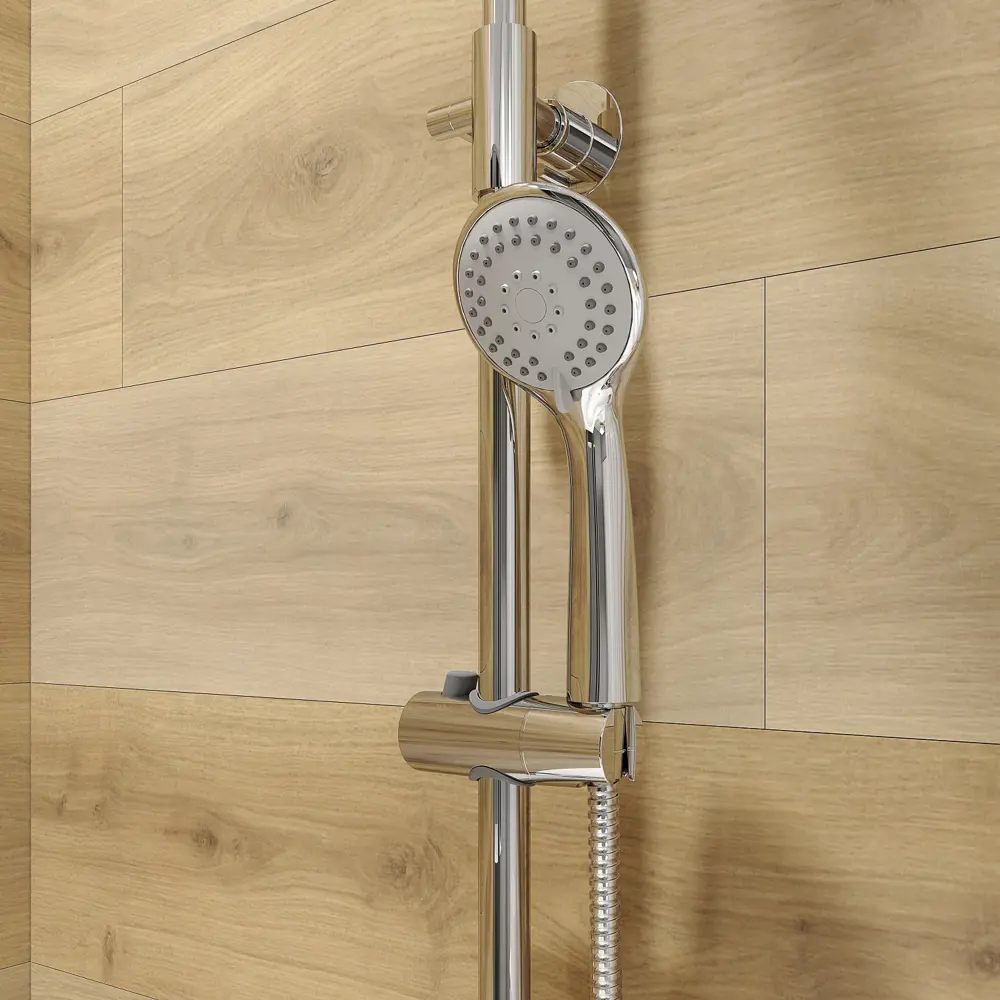 Душевая стойка Milardo Sterm со смесителем 1 режим цвет хром STLM-2114903