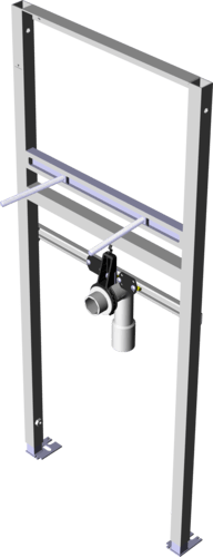 Системная техника  Viegaswift, Steptec, Viega Eco Plus, Viega Mono, панели смыва и принадлежности  T3 Viega Eco Plus  Элементы для унитазов, элементы для умывальников VIEGA 670 986 Модель 8180.61 Santreyd  - Вид №3