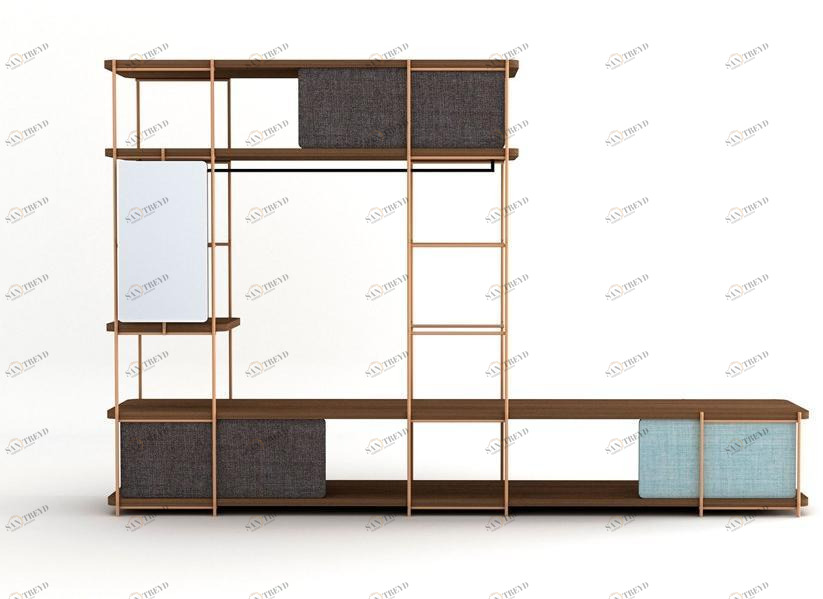 Momocca Гардеробная из стали и дерева Julia Jv03