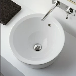 8055A Встроенная раковина под столешницу овальная Scarabeo Ceramiche