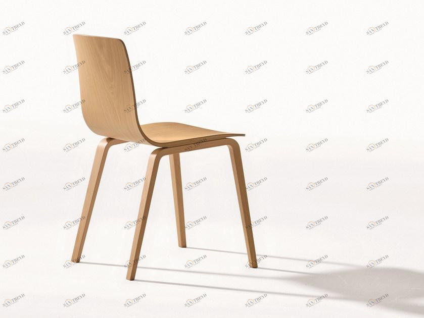 arper Штабелируемый деревянный стул Aava sun-id-1364444