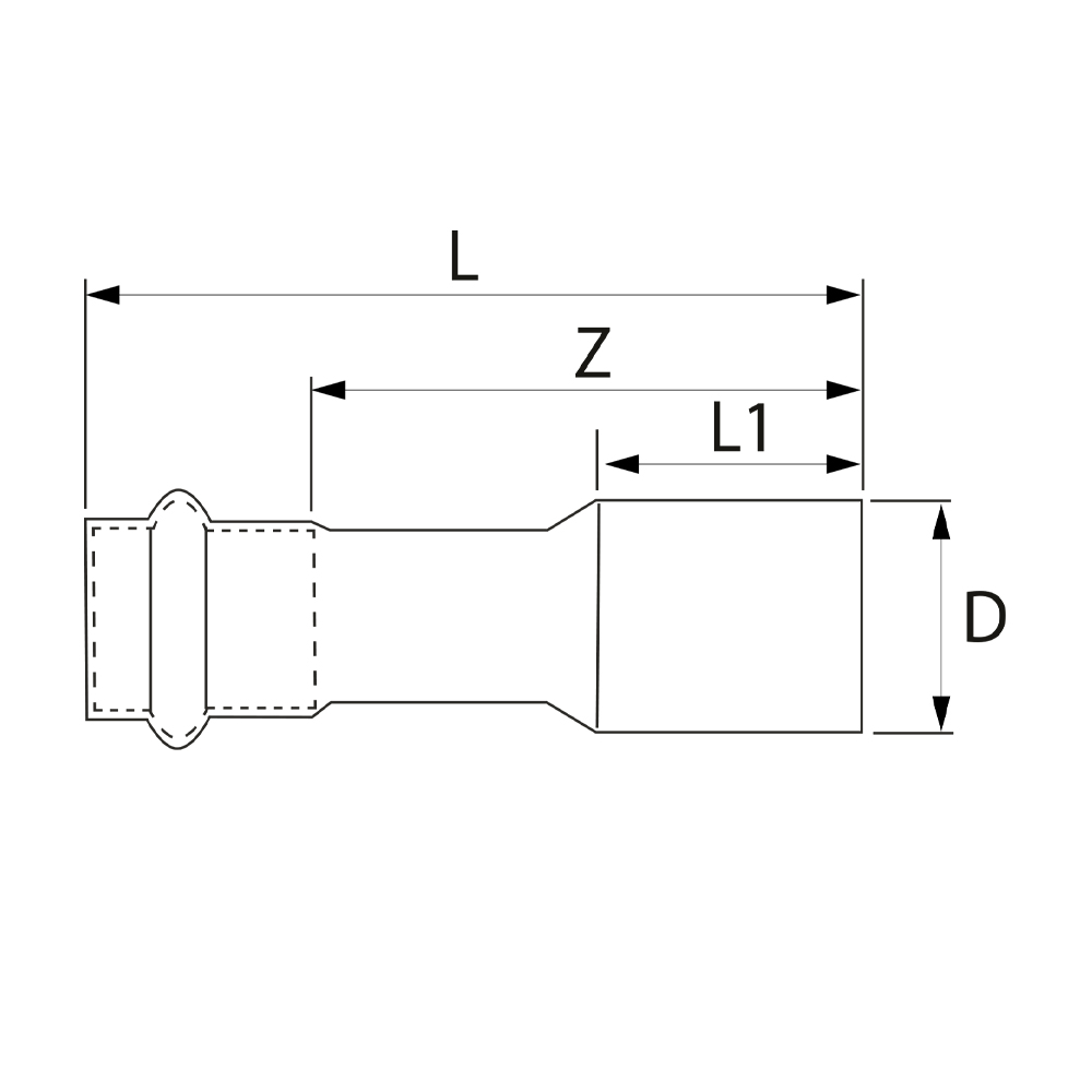 PS52430542800 Редукционные вставки Tece  - Вид №1