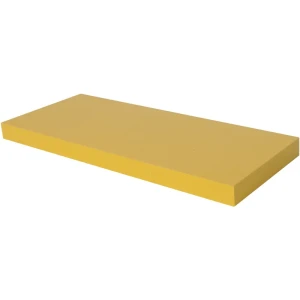 Полка мебельная прямая 60x23.5x3.8 см МДФ цвет жёлтый 81898804 STLM-2073583