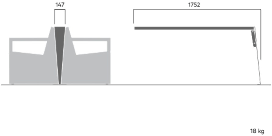 VESTRE Скамейка из стали и дерева с подлокотниками Bloc sun-id-1488211 - Вид №12