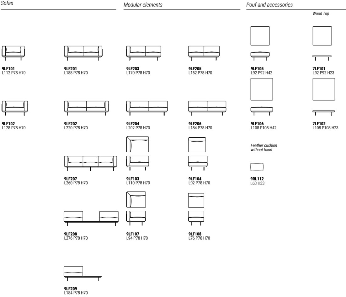 Marelli Модульный диван L-sofa sun-id-1435911 - Вид №7