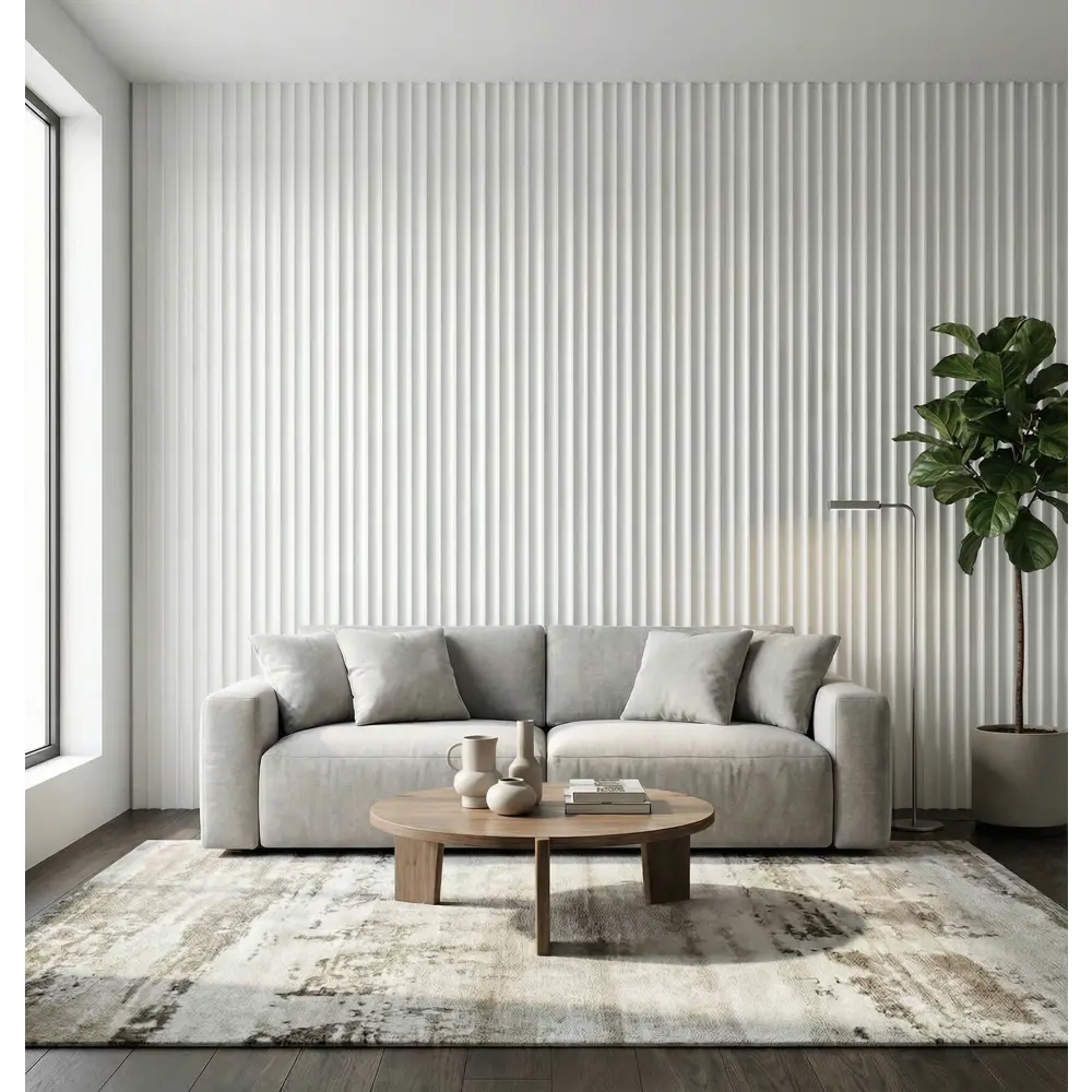 Профиль старт/финиш Волна МДФ белый 12x44x2700 мм Santreyd STLM-2130223 - Вид №7