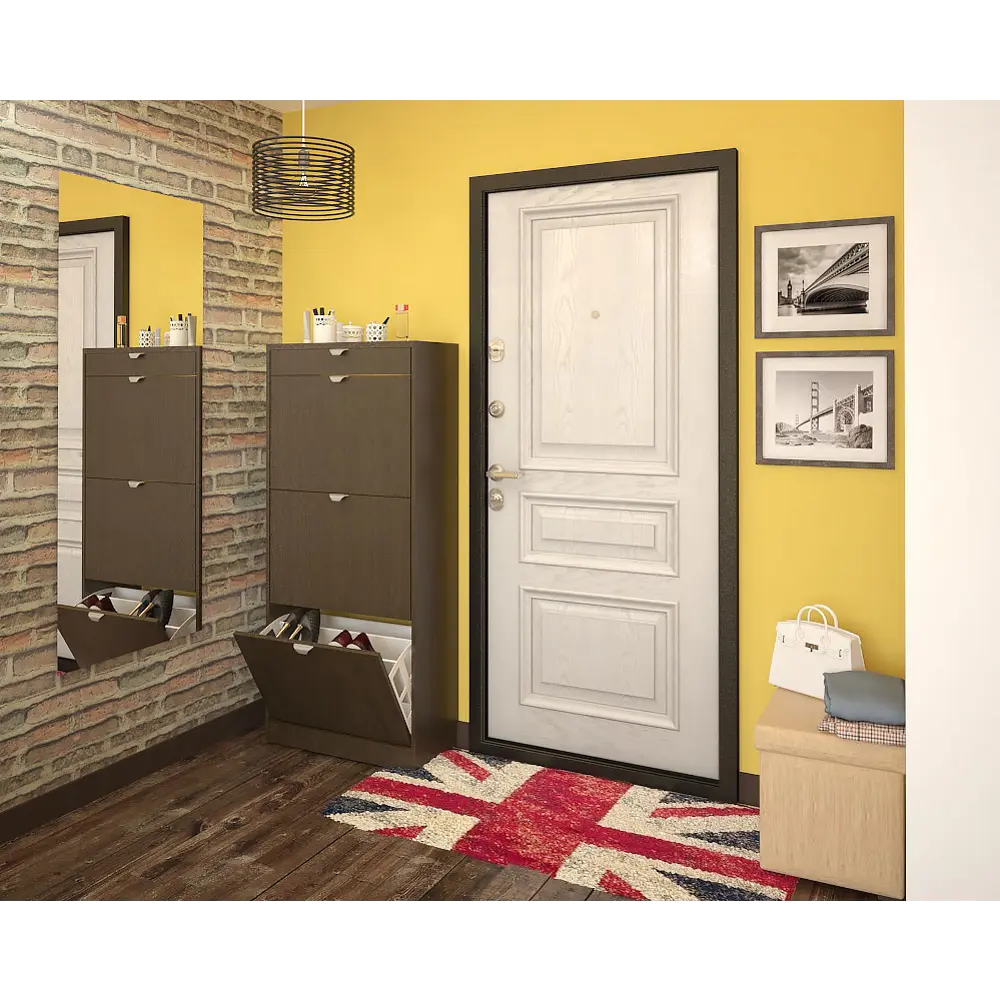 Каркас закрытой обувницы 63x144x30 см ЛДСП цвет венге Santreyd STLM-2148594 - Вид №5